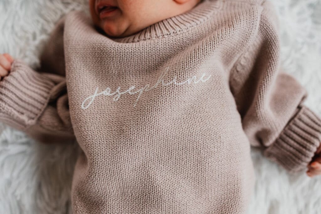 Baby Josephine at her in-home newborn photography session